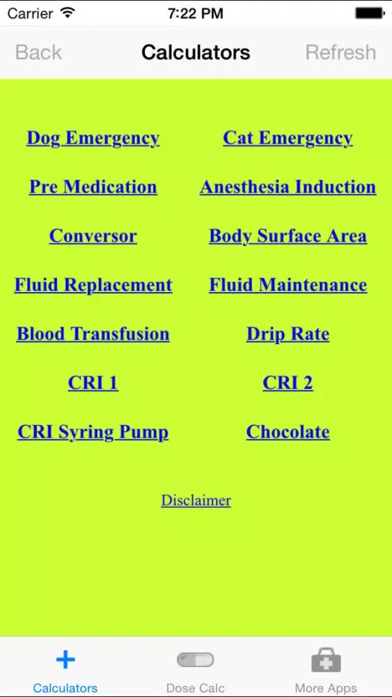 Veterinary Calculators应用截图