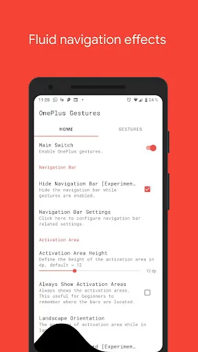 Vivid Navigation Gestures Screenshots