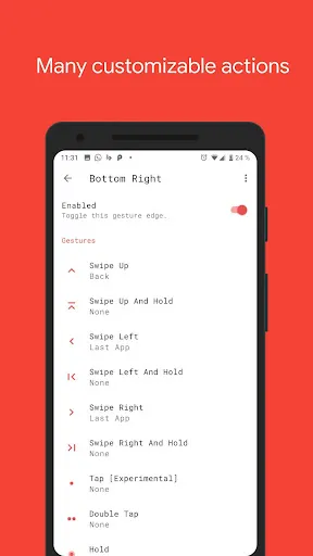 Vivid Navigation Gestures Screenshots