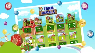 Tangkapan skrin Farm Animal Puzzles - Educational Preschool Learning Games for Kids & Toddlers Free
