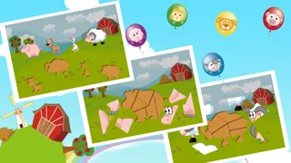Tangkapan skrin Farm Animal Puzzles - Educational Preschool Learning Games for Kids & Toddlers Free