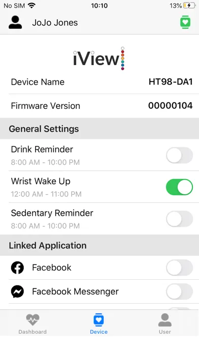 Ảnh chụp màn hình của iView Health