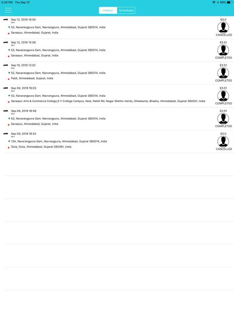 ODT Rider iPad  Screenshots