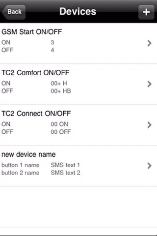 Capturas de tela do Mobile WebastoRemotePRO