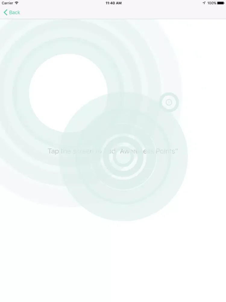 MindfulMe iPad  Screenshots