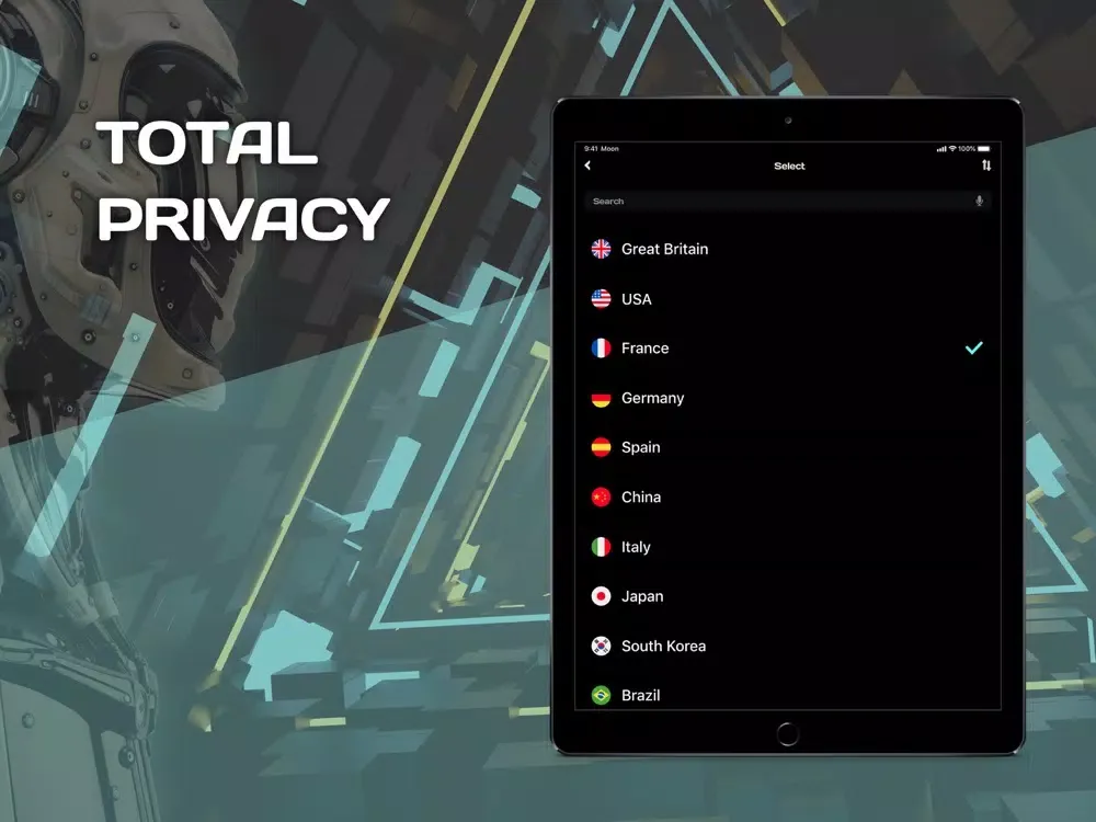 RoboX: privacy protection iPad  Ekran Görüntüleri