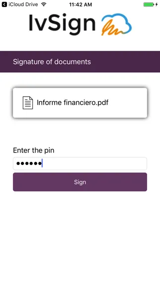 Captures d'écran de IvSign