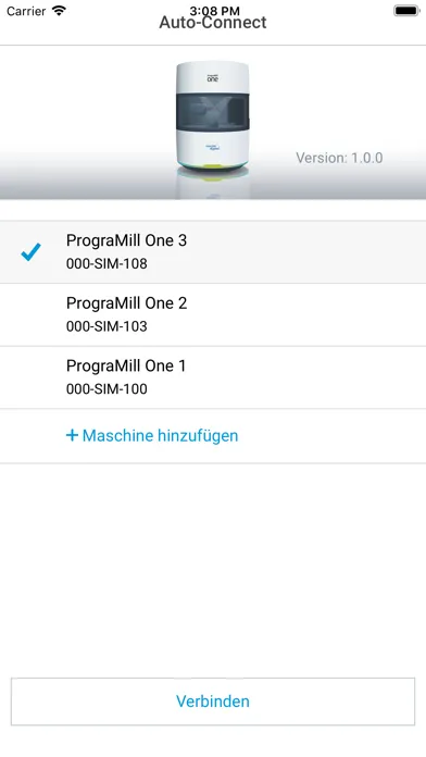 PrograMill One Control スクリーンショット