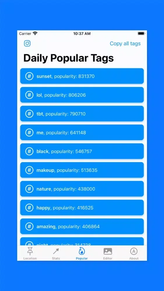 Magic Likes for Instagram post应用截图