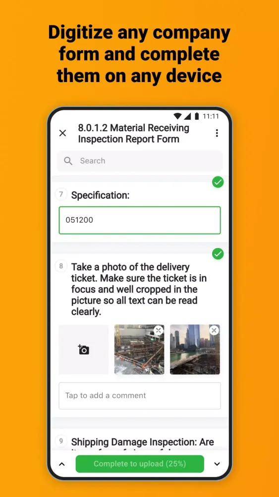 Tangkapan layar Site Specs
