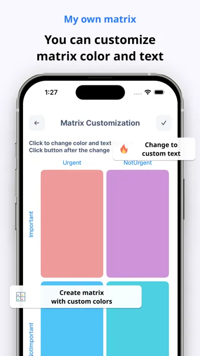 Tangkapan layar matrix - todo, task, priority