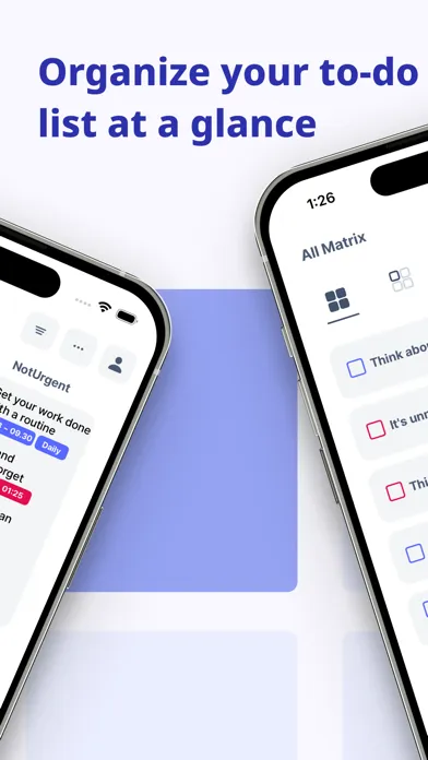 Tangkapan layar matrix - todo, task, priority