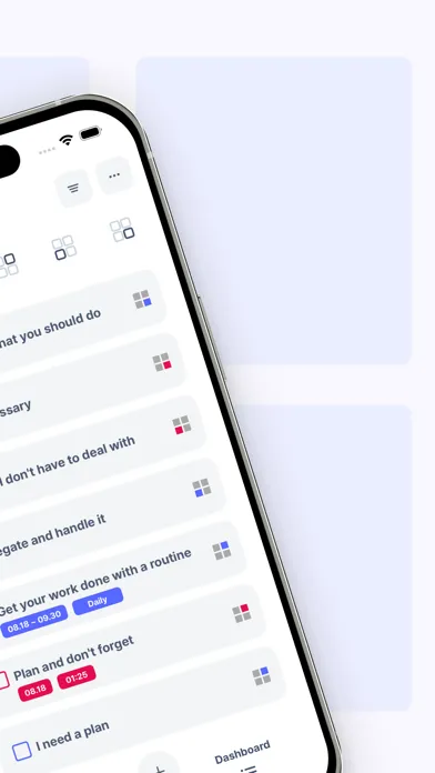 Tangkapan layar matrix - todo, task, priority