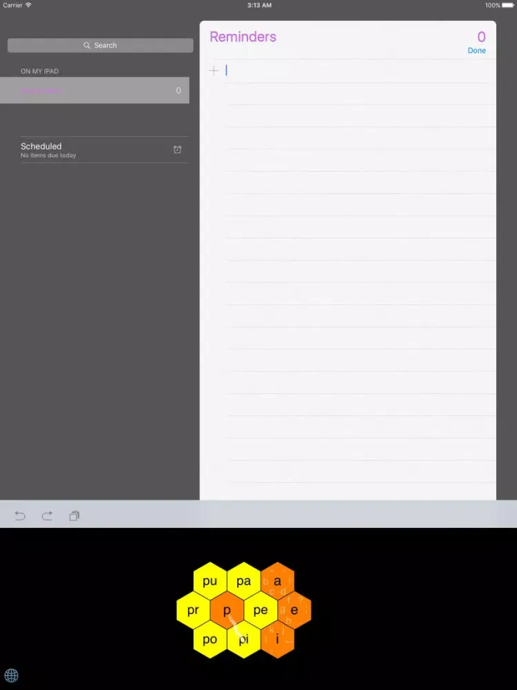 Kikkou - Custom keyboard with hexagonal keys iPad  স্ক্রিনশট