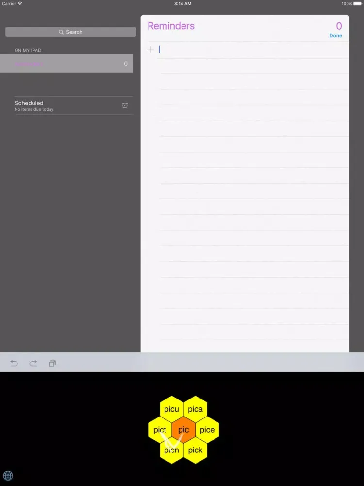 Kikkou - Custom keyboard with hexagonal keys iPad  স্ক্রিনশট