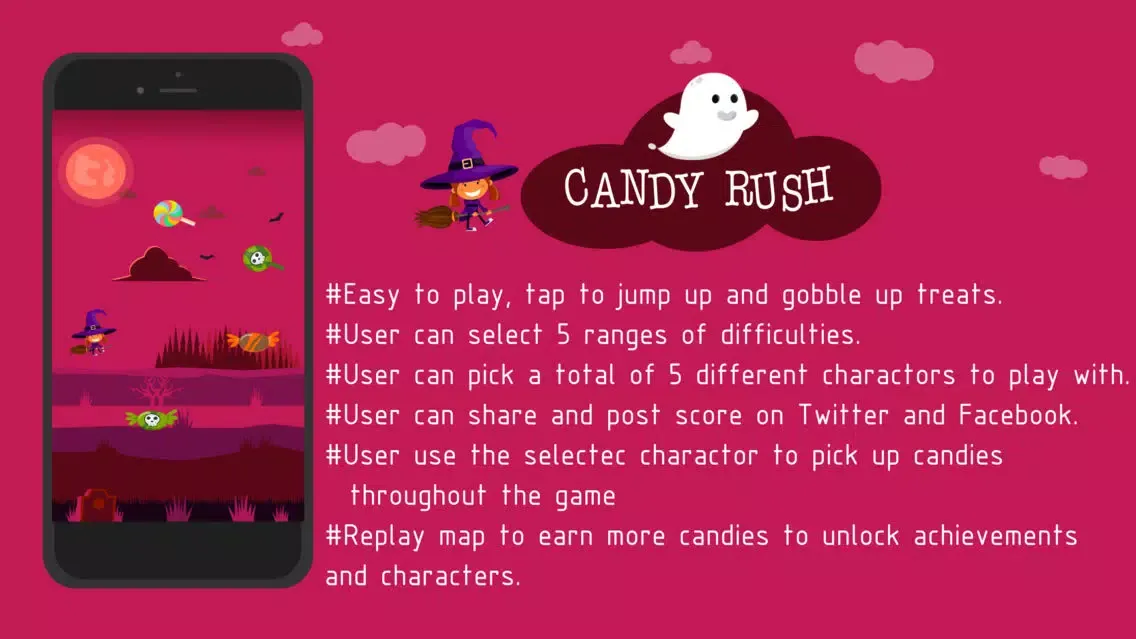 صور Candy Rush - Halloween Trick or Treat, the journey of 5 friends