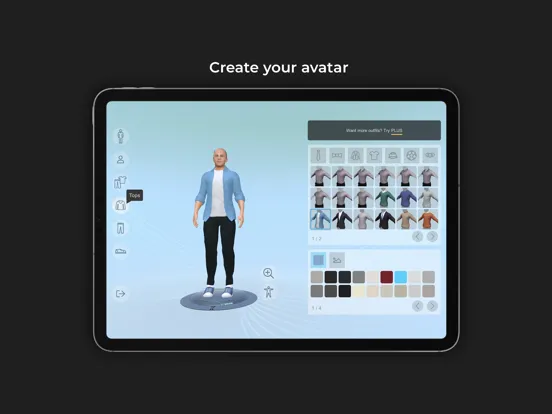 Ảnh chụp màn hình của ENGAGE Professional Metaverse iPad 