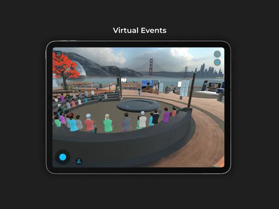 Ảnh chụp màn hình của ENGAGE Professional Metaverse iPad 
