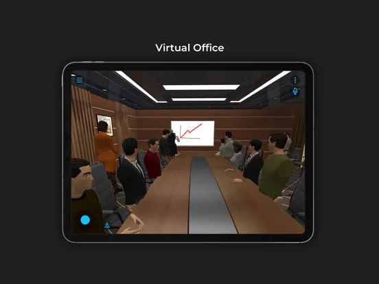 Ảnh chụp màn hình của ENGAGE Professional Metaverse iPad 