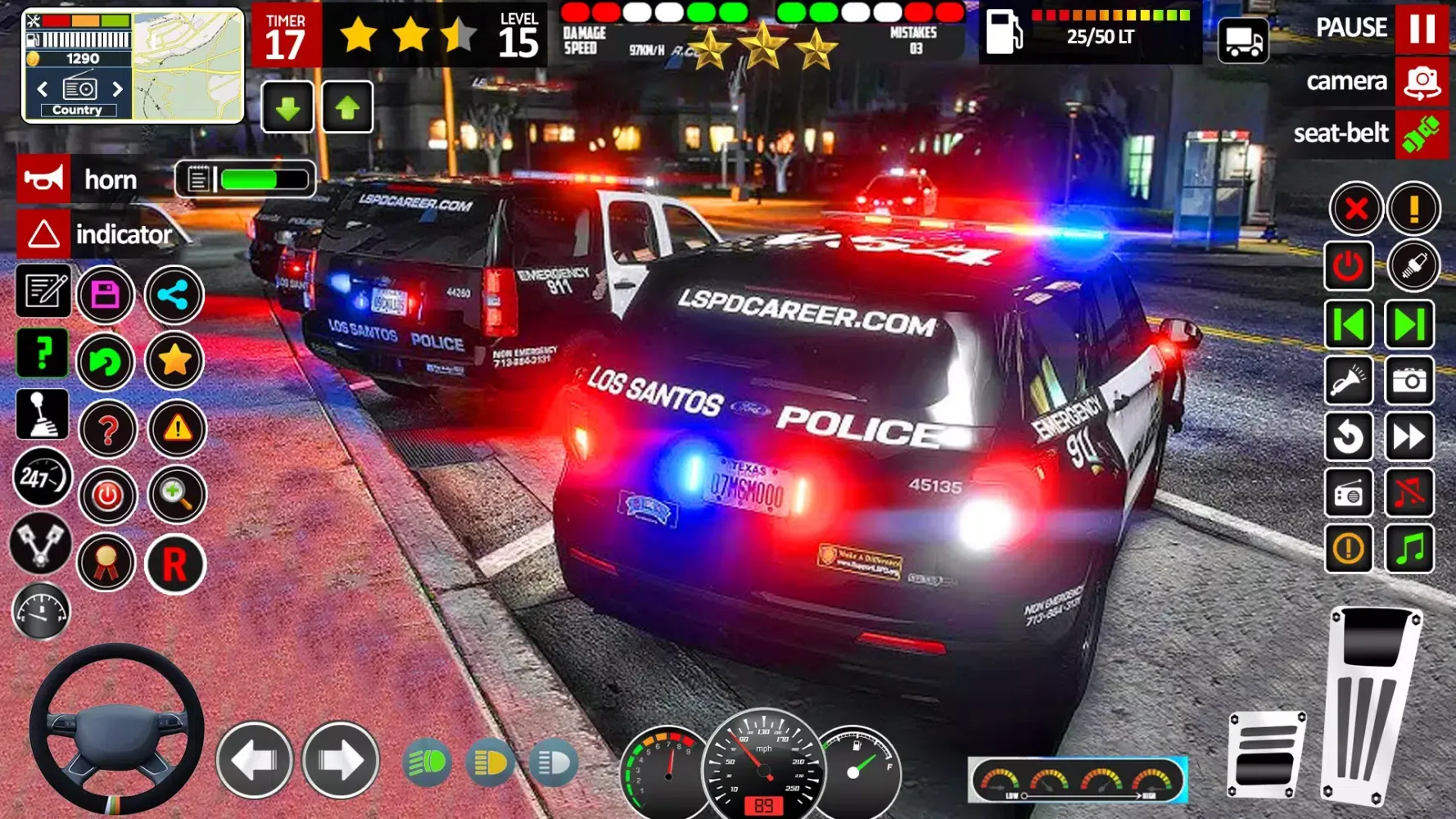 US Police Cop Car Driving 2025 Screenshots