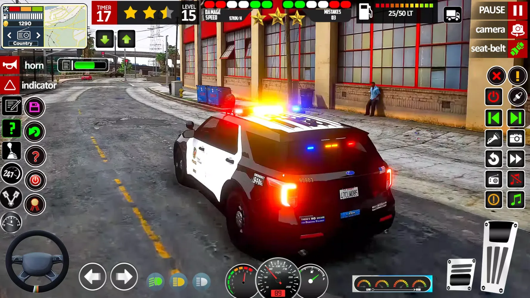 US Police Cop Car Driving 2025 Screenshots