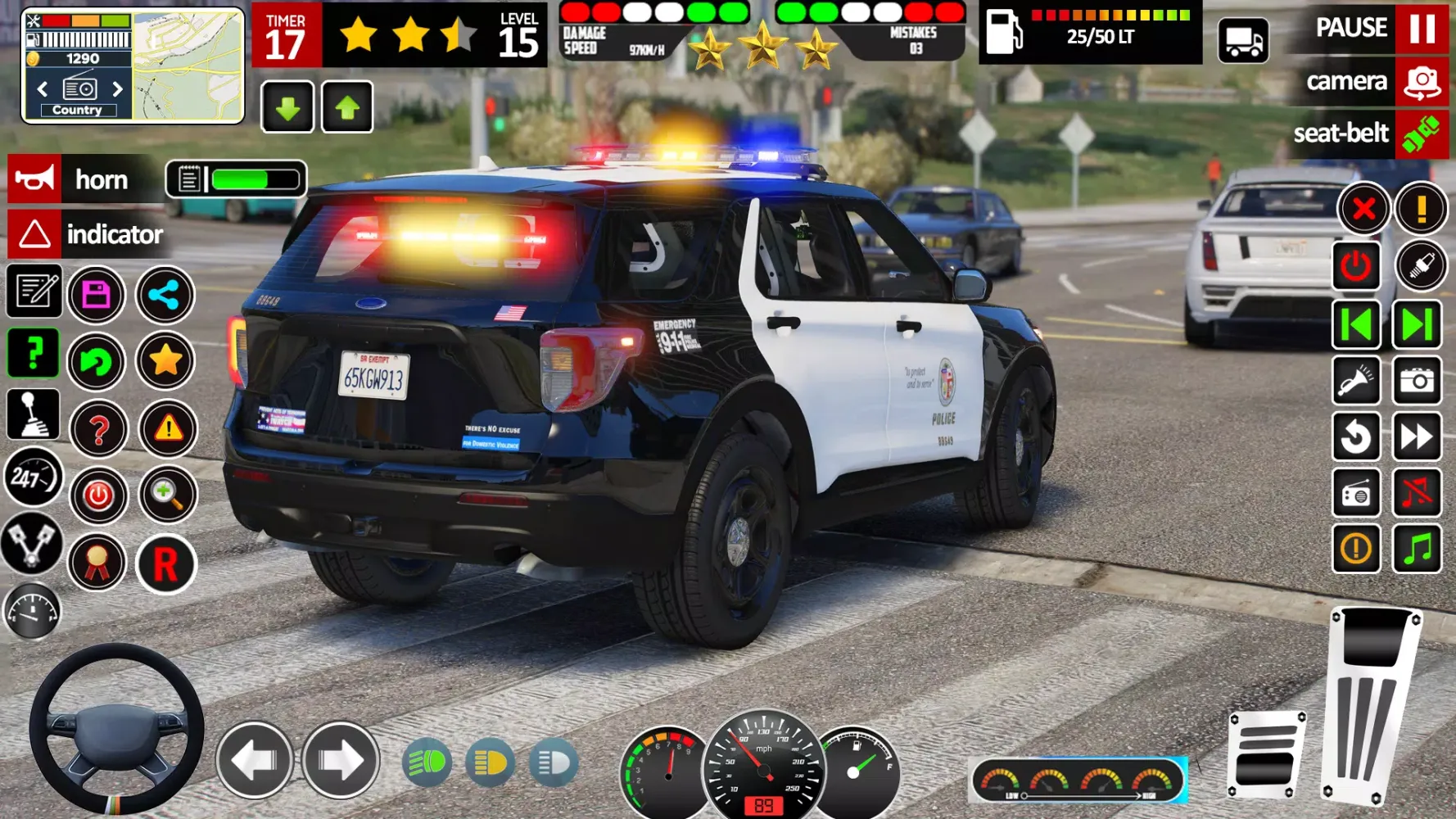 US Police Cop Car Driving 2025 Screenshots