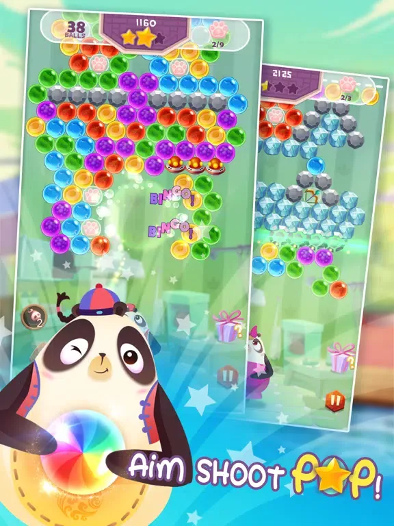Screenshot di Panda Bubble : Love Story iPad 
