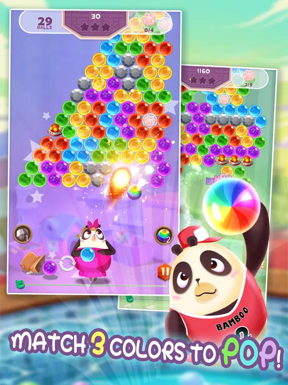 Panda Bubble : Love Story iPad  Ekran Görüntüleri