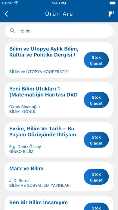 Kitap Stok Takibi ve Yönetimi স্ক্রিনশট