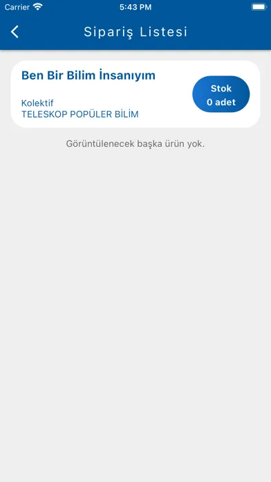Kitap Stok Takibi ve Yönetimi স্ক্রিনশট