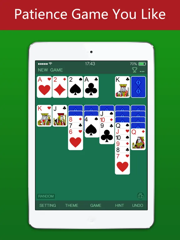 Zrzuty ekranu Klondike & Solitaire iPad 