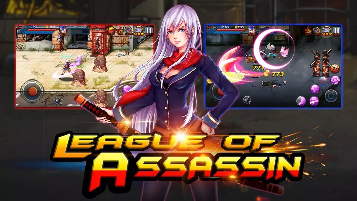 Capturas de tela do League of Assassin