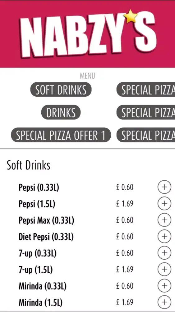 Zrzuty ekranu Nabzy’s Takeaway Bolton