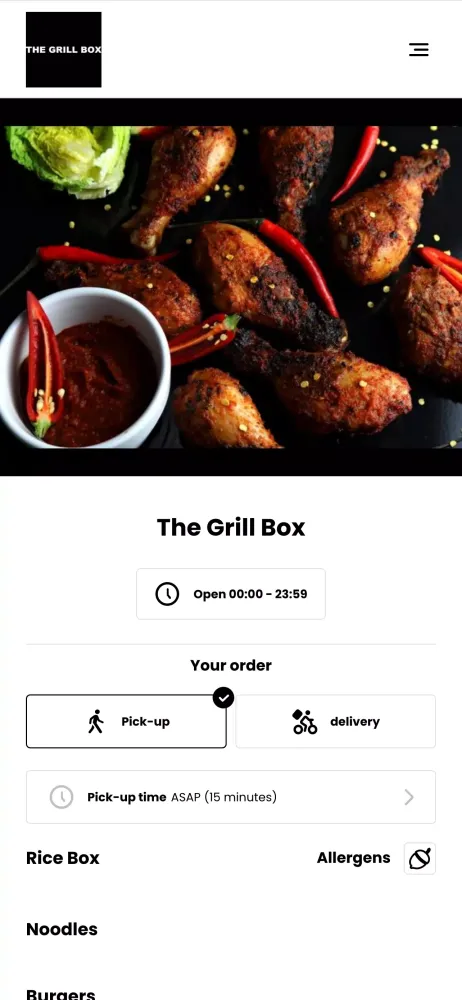 The Grill Box スクリーンショット