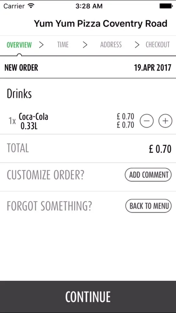 Screenshot di Yum Yum Pizza Coventry Road