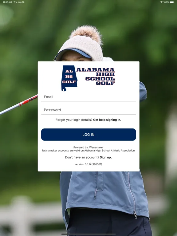 AHSAA Golf iPad  Screenshots
