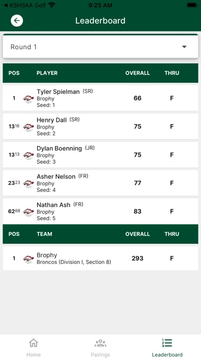 Captures d'écran de HI HS Golf