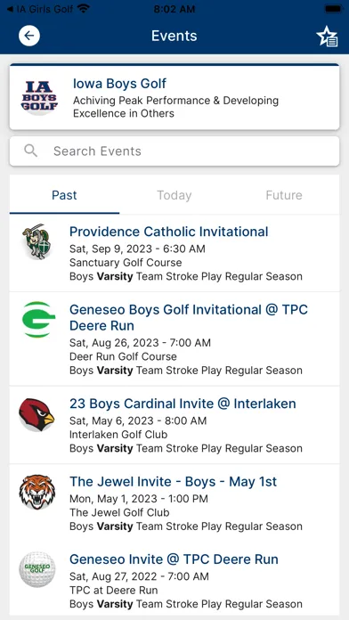 IA Boys Golf Screenshots