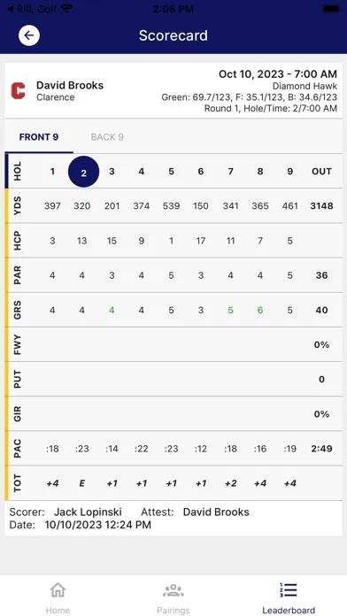 NYSPHSAA Golf سکرین شاٹس