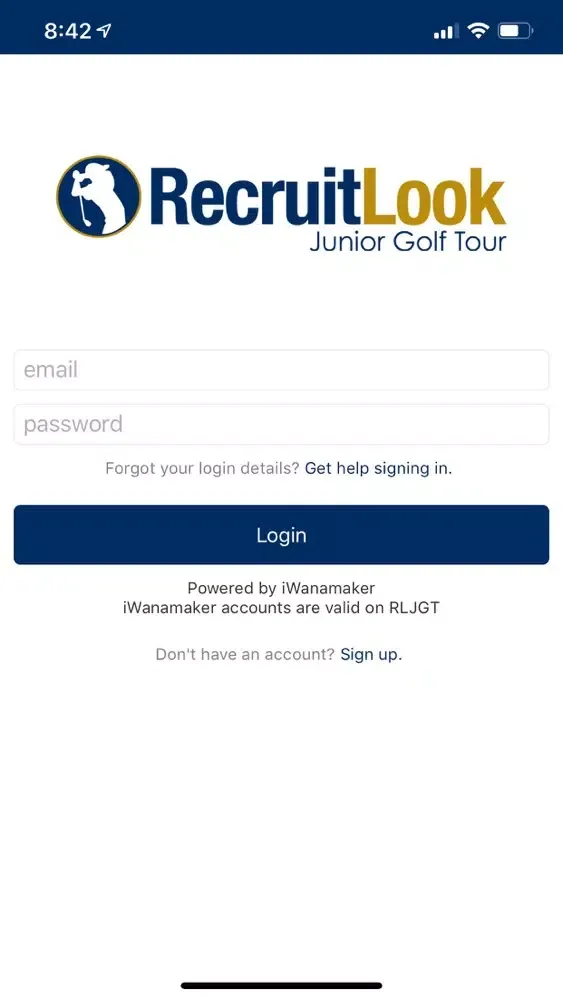 Capturas de tela do RLJGT Golf