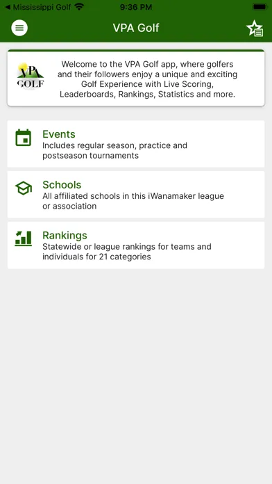 Screenshot di VPA Golf
