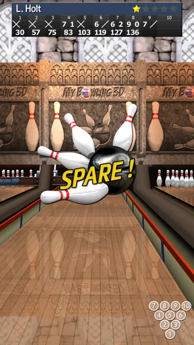 Capturas de tela do My Bowling 3D