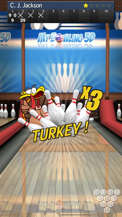 Capturas de tela do My Bowling 3D