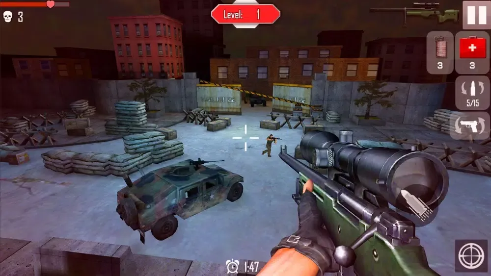 Sniper Killer 3D：Shooting Wars سکرین شاٹس
