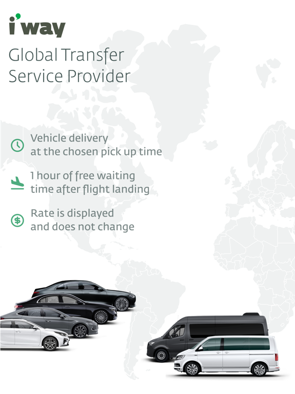 صور i'way: Airport Transfers iPad 