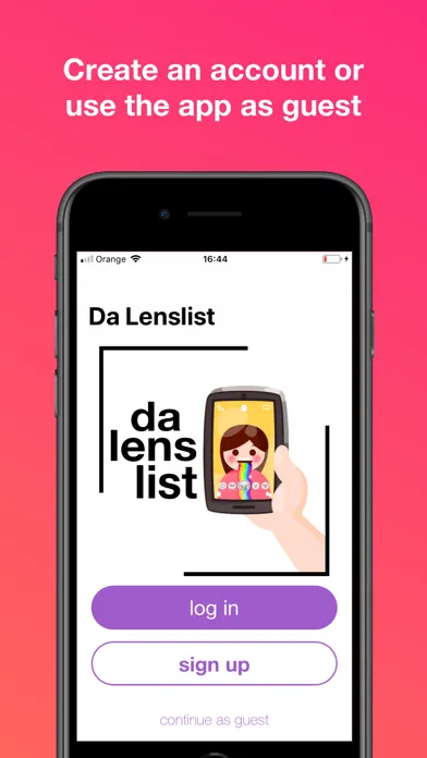 Da Lenslist - Filters & Lenses স্ক্রিনশট