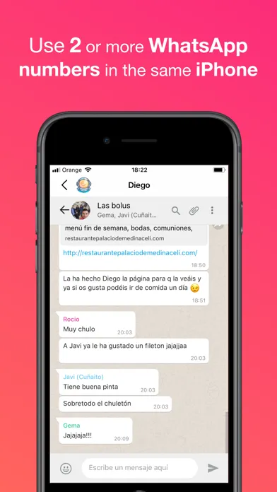 Capturas de pantalla de WAgain for WhatsApp
