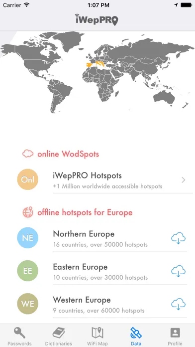 Captures d'écran de iWepPRO Lite