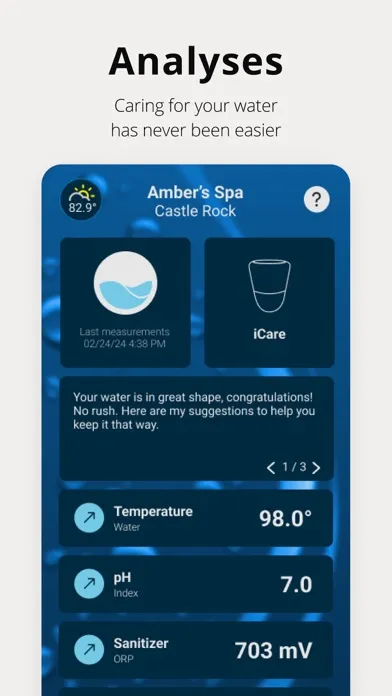 Capturas de pantalla de iCare - Ideal Water Care