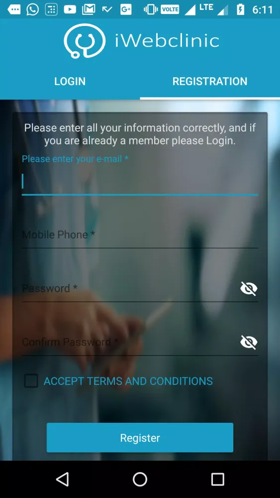 Capturas de pantalla de Consult a Doctor Online